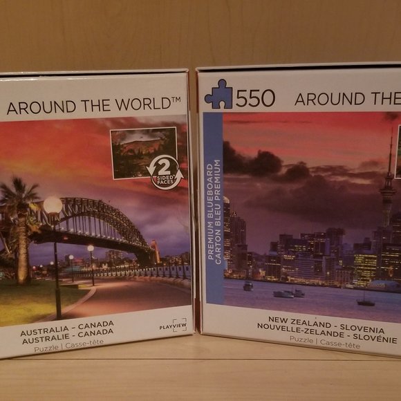 2 - 550 Piece - dual sided puzzles - Picture 1 of 2